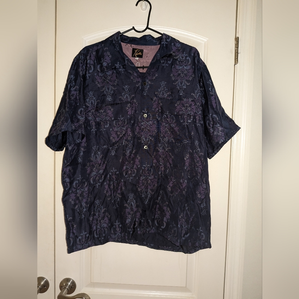 13. Nwot Needles Baroque Pattern Button Up Shirt - image 5